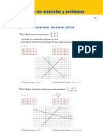 Ejercicios Sistemas de Ecuaciones 2º Eso