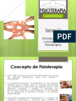 Tema 13. CONCEPTO FISIOTERAPIA