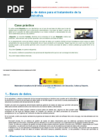 Utilización de Bases de Datos para El Tratamiento de La Información Administrativa.