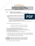 Exercicios - Correlacao e Regressao