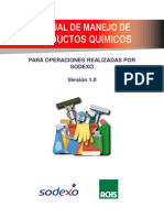 Manual de Manejo de Productos Químicos