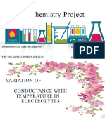 Vdocument - in Chemistry Project Class 12 Variation of Conductance of Electrolytes With