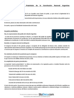 Análisis Del Texto Del Preámbulo de La Constitución Nacional Argentina