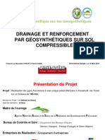 Drainage Et Renforcement Par Geosynthetiques Sur Sol Compres