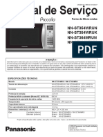 NN-ST354WRUN NN-ST354WRUK NN-ST364MRUN NN-ST364MRUK: Forno de Micro-Ondas