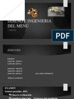 Diseño e Ingenieria Del Menú