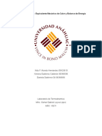 P6 Termodinámica - Equilibrio Mecánico y Balance de Eneregía