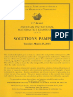 USA AIME 2003 I Solution