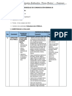 SESION DE APRENDIZAJE DE COMUNICACIÓN-la Fabula.