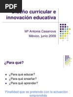 Diseno Curricular Innovacion Educativa