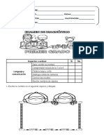 Examen de Diagnostico Primer Grado