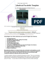 Router Parabolic Dish Template