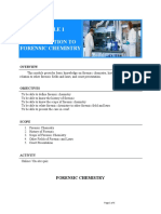 Module 1 Introduction To Forensic Chemistry