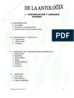 Antología - Expresión Oral y Escrita