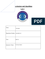 Data Structure and Algorithum LAB 02