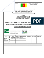 Procédure D'execution de La Planche D'essai Expérimentale de La Couche de Fondation Actualisée