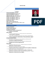 Curriculum Vitae Richard Barrientos