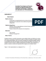 Laboratorio 1 - Ciclo Carnot