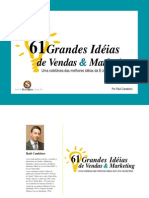 61 Grandes Ideias de Vendas e Marketing - Raul Candeloro