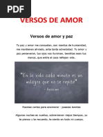 Versos de Amor