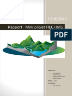 2018/2019 Rapport: Mini Projet HEC HMS: Réalisé Par: KADI Zakaria AHIDAR Yosra DOUBI Fatima Zahra NADIR Ibtisam