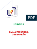 1 Apuntes Unidad III Evaluación Del Desempeño