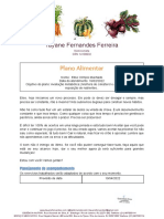 Plano Alimentar. Nutricional