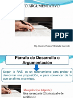 Texto argumentativo-UNT-Párrafo de Desarrollo OK