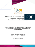 Formato 4 - Formato para La Elaborar La Evaluación de La Proyección Del Proceso Formativo