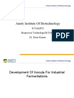 Development of Inoculum