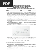 Segundo Parcial de Mecánica de Fluidos 2021-1 G51