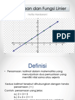 1 Persamaan Dan Fungsi Linier Show