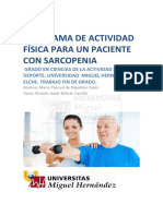 Programa de Fuerza Sarcopenia