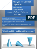 Lecture 7 & 8 (Stability Analysis)