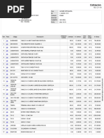 Cotización: Distribuciones Electricas HK Sas