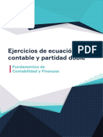 Semana 6 - Ejercicios de Ecuación Contable y Partidad Doble (Tarea)