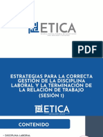 El Despido y La Disciplina Laboral - Sesión 1