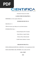 Informe Bioquímica