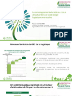 La Stratégie Logistique Marocaine Et Développement Durable - FR