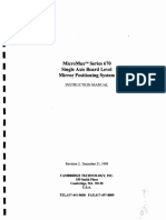 Cambridge Technology Mirror Positioning System Manual