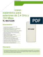 TL-WA7210N V2 Datasheet - En.es