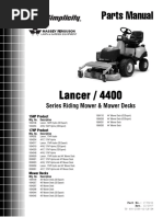 Simplicity Lancer 4400 Parts Manual 126590