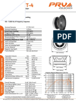 PRV Audio 6MB550FT 4 Datasheet