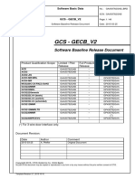 Software Baseline Release Document