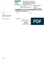 Department of Haematology: Haris SRD No.: CS224733