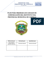 Plan de Mejora de Canales de Comunicacion Del IVP