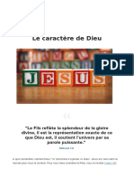 Le Caractere de Dieu