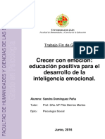 Crecer Con Emoción, Educación Positiva para El Desarrollo de La Inteligencia Emocional.