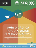 Guía Didáctica para Rezago Educativo - Prim 1y2