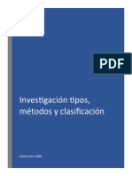 Tipos de Investigación